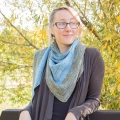 Laura's Stripe Study Shawl