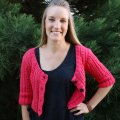 Blue Sky Fibers' Eyelet Cardigan