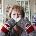 Mindy's Sock Monkey Mitts