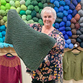 Dawn's Diagonal Baby Blanket