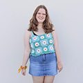 Elizabeth's Daisy Granny Square Top