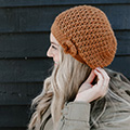 Dawn's Harmony Worsted Slouchy Crochet Hat