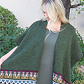 Blue Sky Fiber's Woodland Ruana