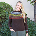 Blue Sky Fiber's Terrace Gardens Sweater