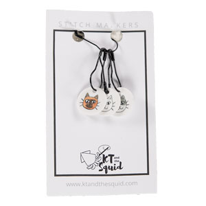 KT and the Squid Stitch Markers - Cats