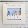 Katrinkles Write on / Wipe Off Stitch Markers  - White Acrylic