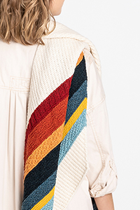 Blue Sky Fibers Traveler's Series Patterns - Gresham Wrap - PDF DOWNLOAD