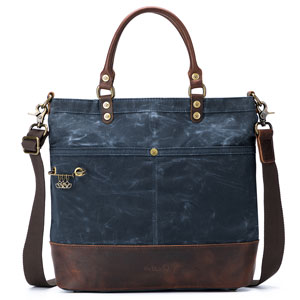 della Q Maker's Canvas Tote - Blue