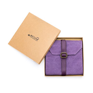 della Q Maker's Canvas Needle Case - Plum