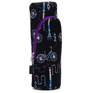 della Q Standing Needle Case - 600 - Fabric Print Collection - Yarn Bombing