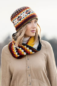 Blue Sky Fibers Traveler's Series Patterns - Bainbridge Tam & Cowl - PDF DOWNLOAD