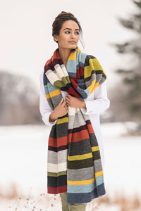 Blue Sky Fibers Traveler's Series Patterns - 14 Color Woolstok Light Wrap - PDF DOWNLOAD