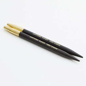 Lantern Moon Ebony Interchangeable Needle Tips - US 15 (10.00mm) - 5"