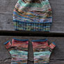 Koigu Pencil Box Collection 3.0 Patterns - Pictor Hat and Fingerless Gloves - PDF DOWNLOAD