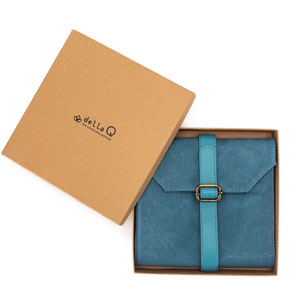della Q Maker's Canvas Needle Case - Teal
