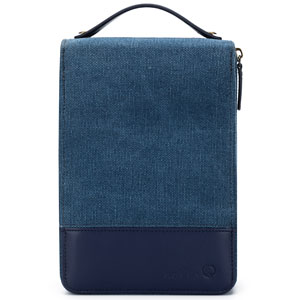 della Q Maker's Circular Needlecase - Indigo
