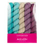 SweetGeorgia Tough Love Sock Party of Five Mini-Skein Set - Frozen Blueberry
