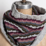 Blue Sky Fibers Traveler's Series Patterns - Tiverton Cowl - PDF DOWNLOAD