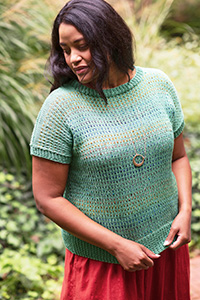  Berroco Summer Sesame Patterns - Vittoria Tee - PDF DOWNLOAD