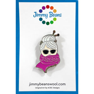 Jimmy Beans Wool Yarn Babe Pins - Pink Scarf