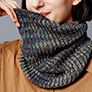 Gusto Wool Carmen Patterns - Moire Cowl - PDF DOWNLOAD