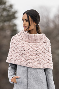 Blue Sky Fibers Blue Sky Fibers - Woolstok Tweed Patterns - Ely Capelet - PDF DOWNLOAD