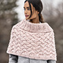 Blue Sky Fibers - Woolstok Tweed Patterns - Ely Capelet - PDF DOWNLOAD