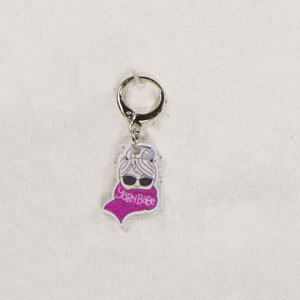 Jimmy Beans Wool Yarn Babe Accessories - Pink Scarf Stitch Marker