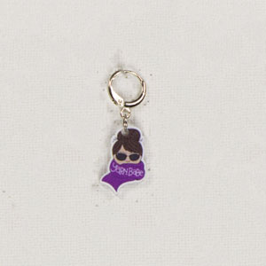 Jimmy Beans Wool Yarn Babe Accessories - Purple Scarf Stitch Marker
