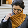 Churchmouse Classics Patterns - Double Split Color-Blocked Cowl - PDF Download