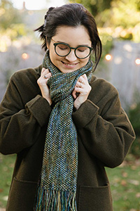  Churchmouse Classics - Linen Stitch Scarf & Loop - PDF Download