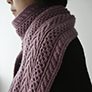 Cascade Yarns Retro Cables Scarf Kit