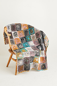 Sirdar Jewelspun Pattern Patterns - 10144 Granny Square Blanket - PDF DOWNLOAD
