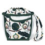 della Q Chicken Boots Clear Wristlet  - Coffee and Yarn Green