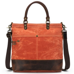 della Q Maker's Canvas Tote - Orange