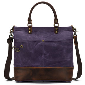 della Q Maker's Canvas Tote - Purple