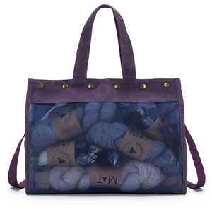 della Q Maker's Mesh Tote - Purple