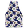 della Q Nora Wrist Bag - 1300-1  - Fabric Print Collection - Coffee and Yarn Purple