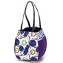 della Q Rosemary - 220-1  - Fabric Print Collection - Coffee and Yarn Purple