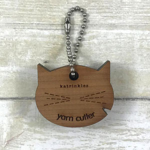 Katrinkles Cat-rinkles Cat Collection - Cat Yarn Cutter - Cherry