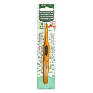 Clover Soft Touch Crochet Hooks - Aluminum - Size H (5.00mm)
