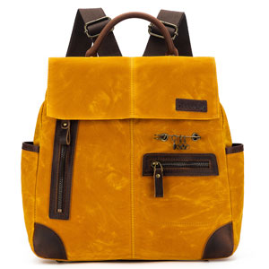 della Q Maker's Midi Backpack - Mustard