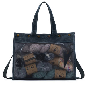della Q Maker's Mesh Tote - Blue