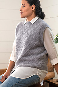  Berroco Talara Patterns - Morel Vest - PDF DOWNLOAD