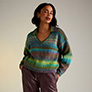 Sirdar Jewelspun Pattern - 10718 Midnight Garden Sweater - PDF DOWNLOAD
