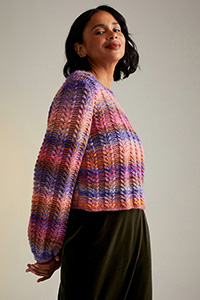 Sirdar Jewelspun Pattern - 10719 Sunset Orchard Sweater - PDF DOWNLOAD