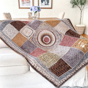 Jimmy Beans Wool 2024 Crochet Blanket Club - 12-Month Gift Subscription - Tosh Blanket - Romantic