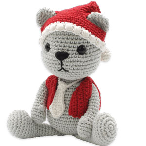 Hardicraft Plush Toys - Winter Bear (Crochet)