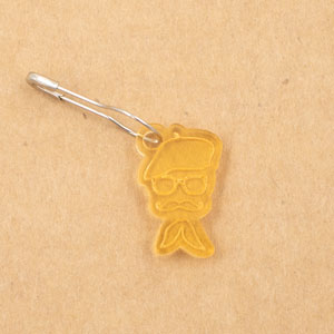 Birdie Parker Stitch Markers - French Man