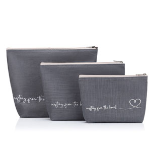 della Q Mesh + Zip Collection - 1123-1 - *Linen - Slate